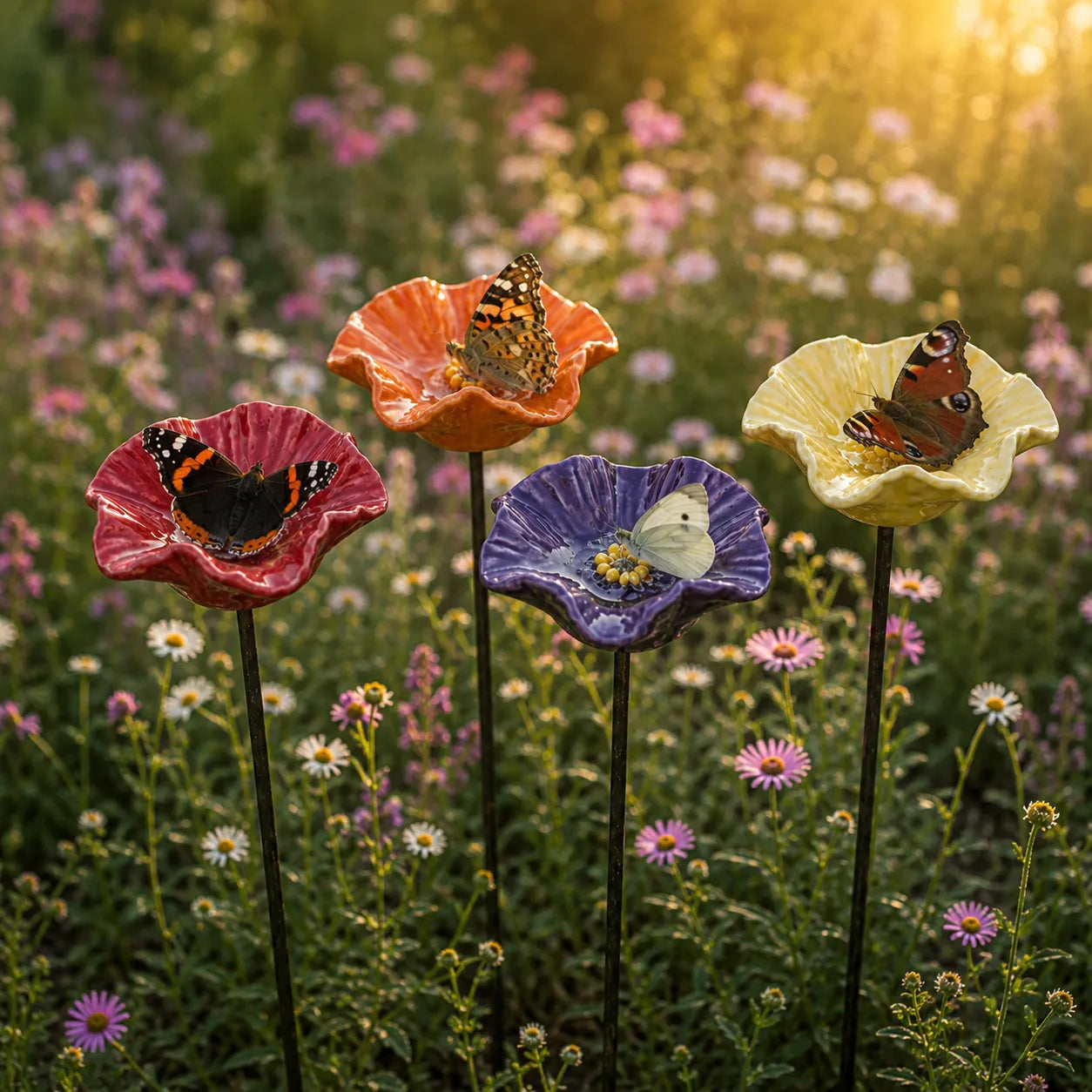 Schmetterlingsblüten Keramik-Tränken
