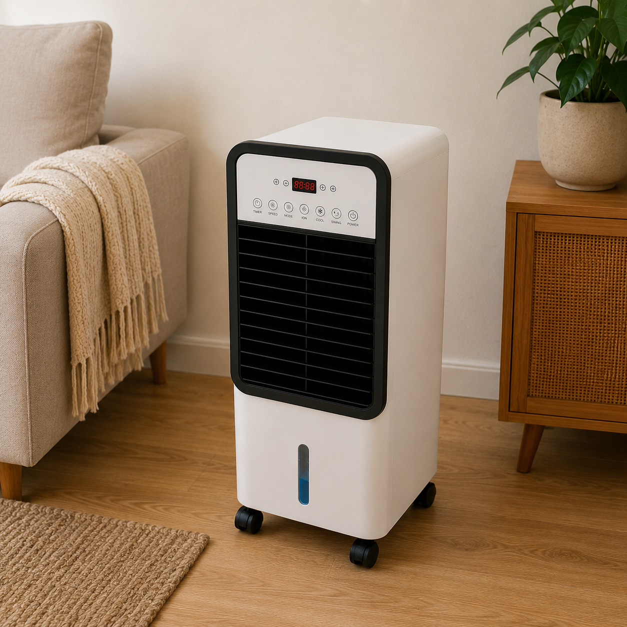FreiKlima Max - Mobile Allround-Klimaanlage – Kühlt im Sommer, Heizt im Winter | Ohne Installation