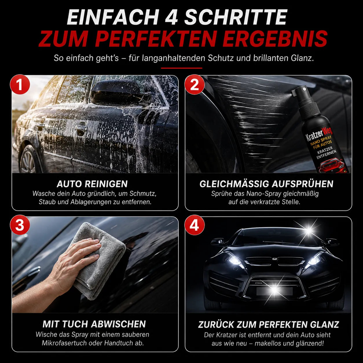 KratzerWeg - Nano Spray Für Autos