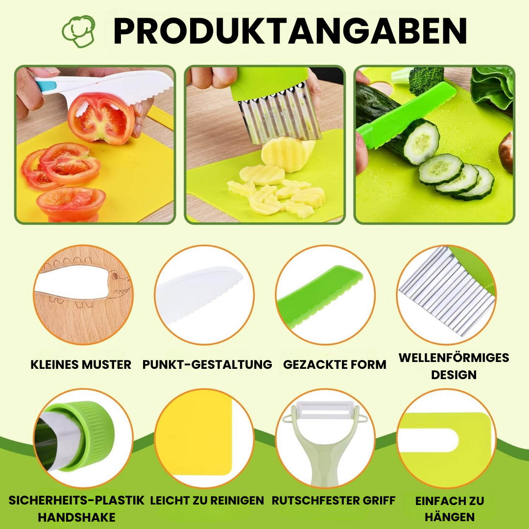 Kindersicheres Küchenset - Sicheres Kochen für Kinder