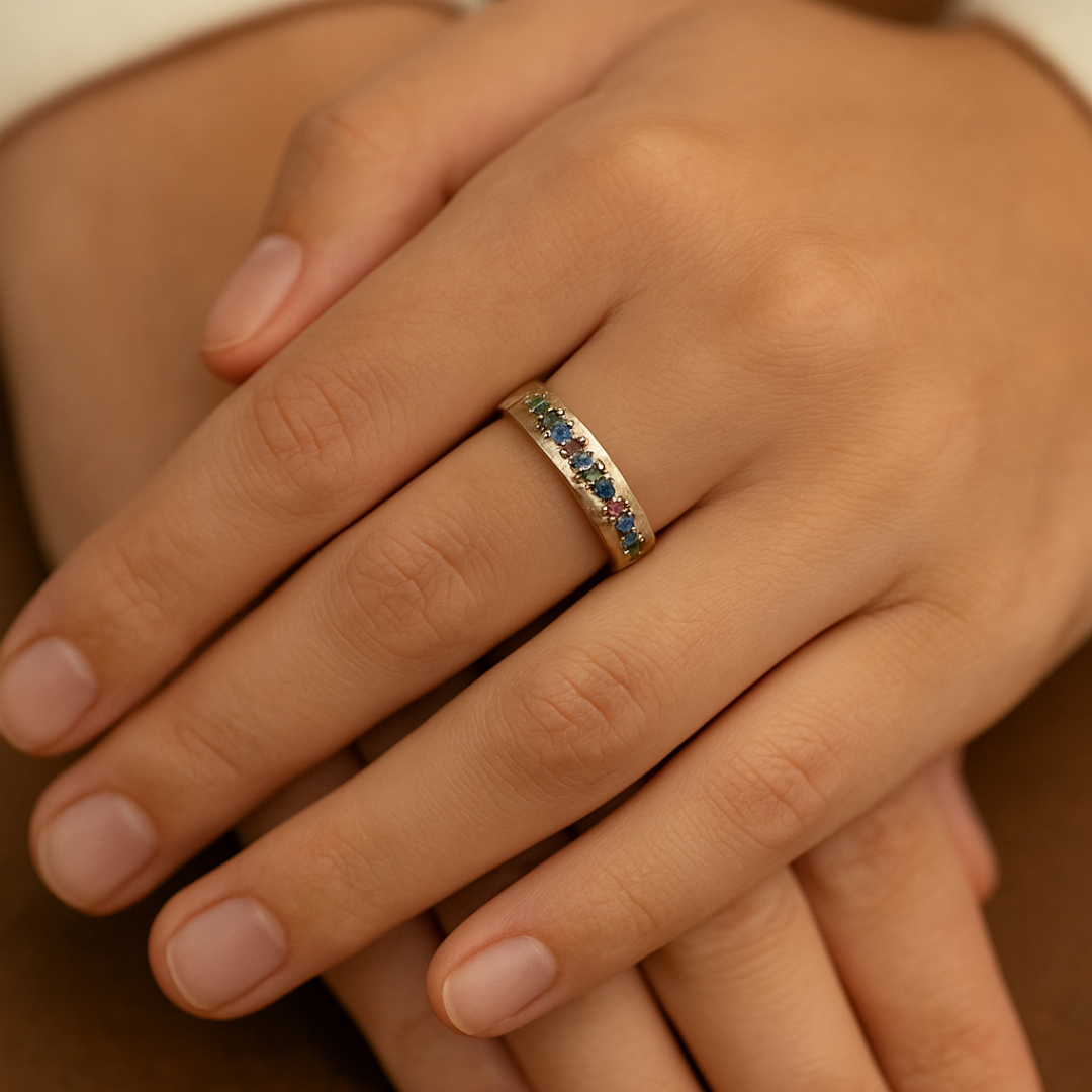 Vintage-Farbzauber Ring