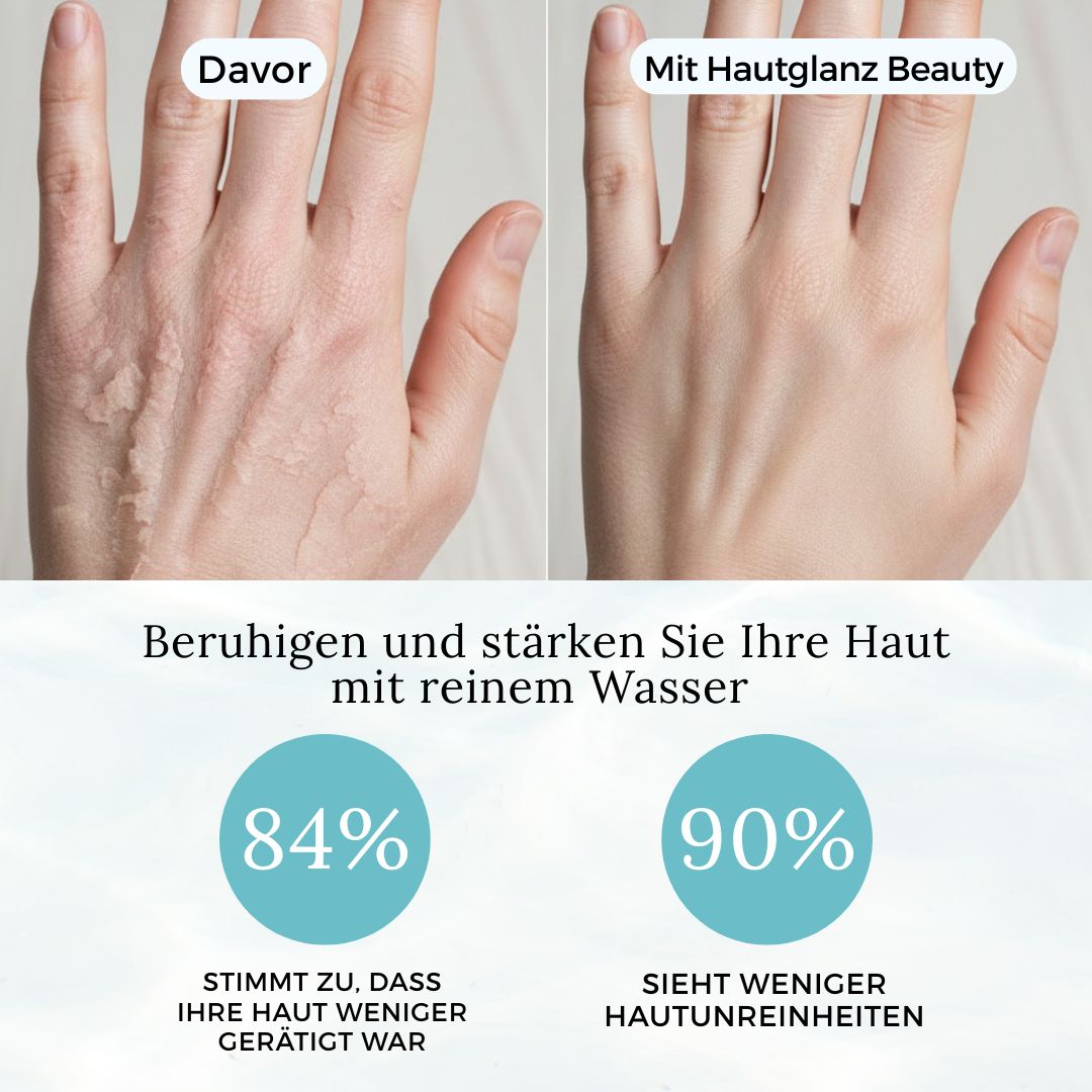 Hautglanz Beauty Duschkopf - sichtbar schönere Haut