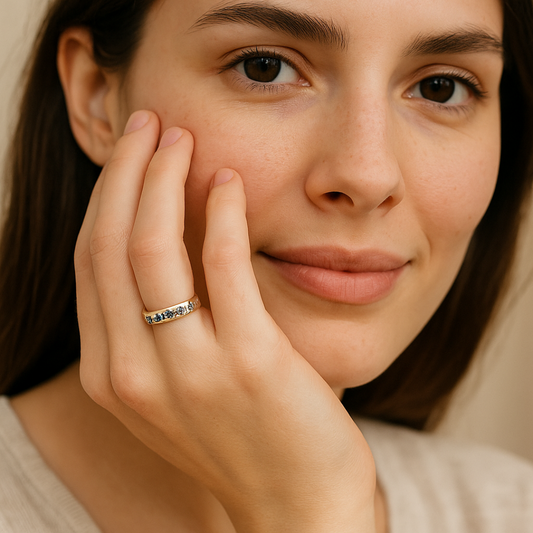 Vintage-Farbzauber Ring