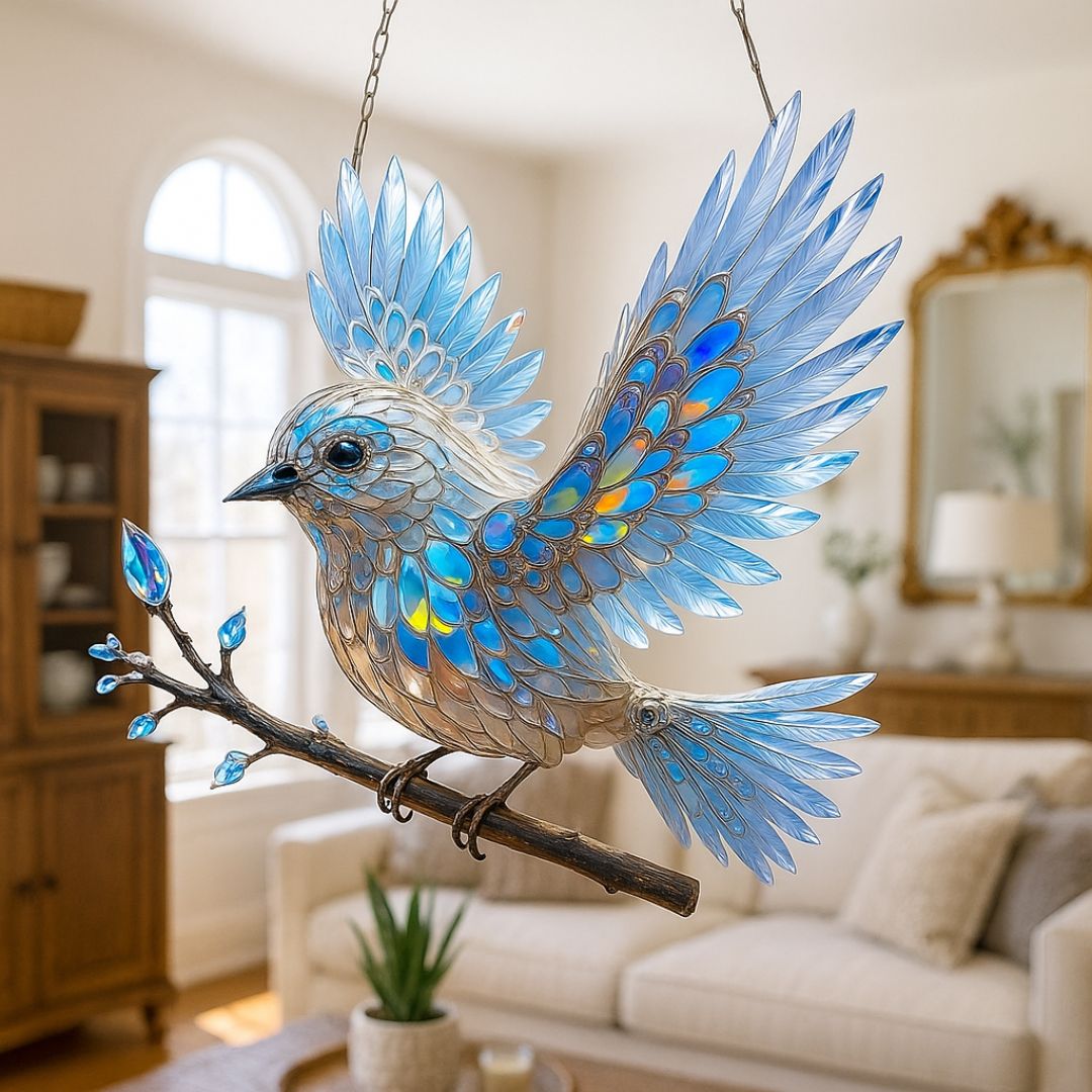 Bluebird Spirit  - handgefertigter Glanzmoment fürs Zuhause