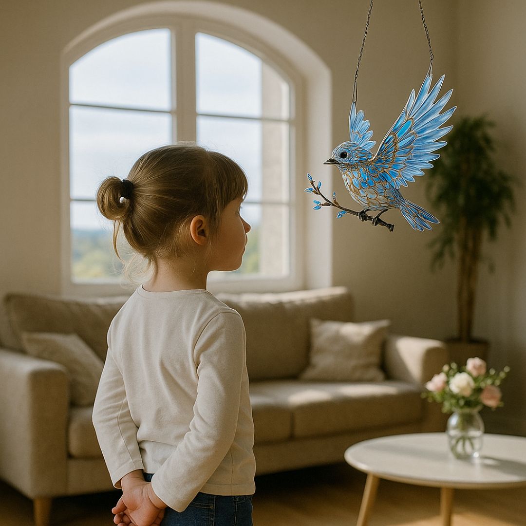 Bluebird Spirit  - handgefertigter Glanzmoment fürs Zuhause