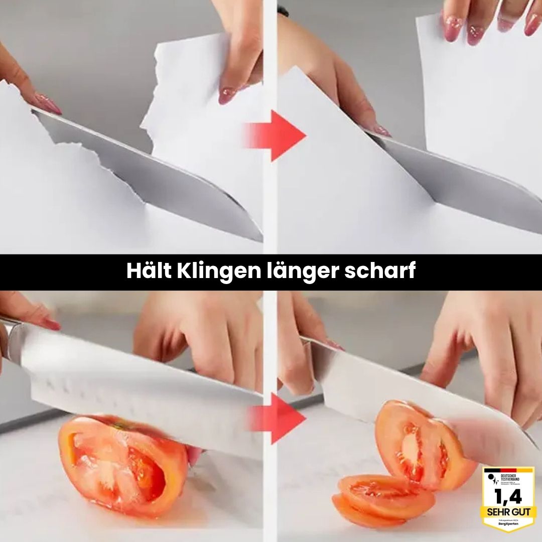 KlingenMeister™ Japanischer Messerschärfer - Schärft jede Klinge in Sekunden