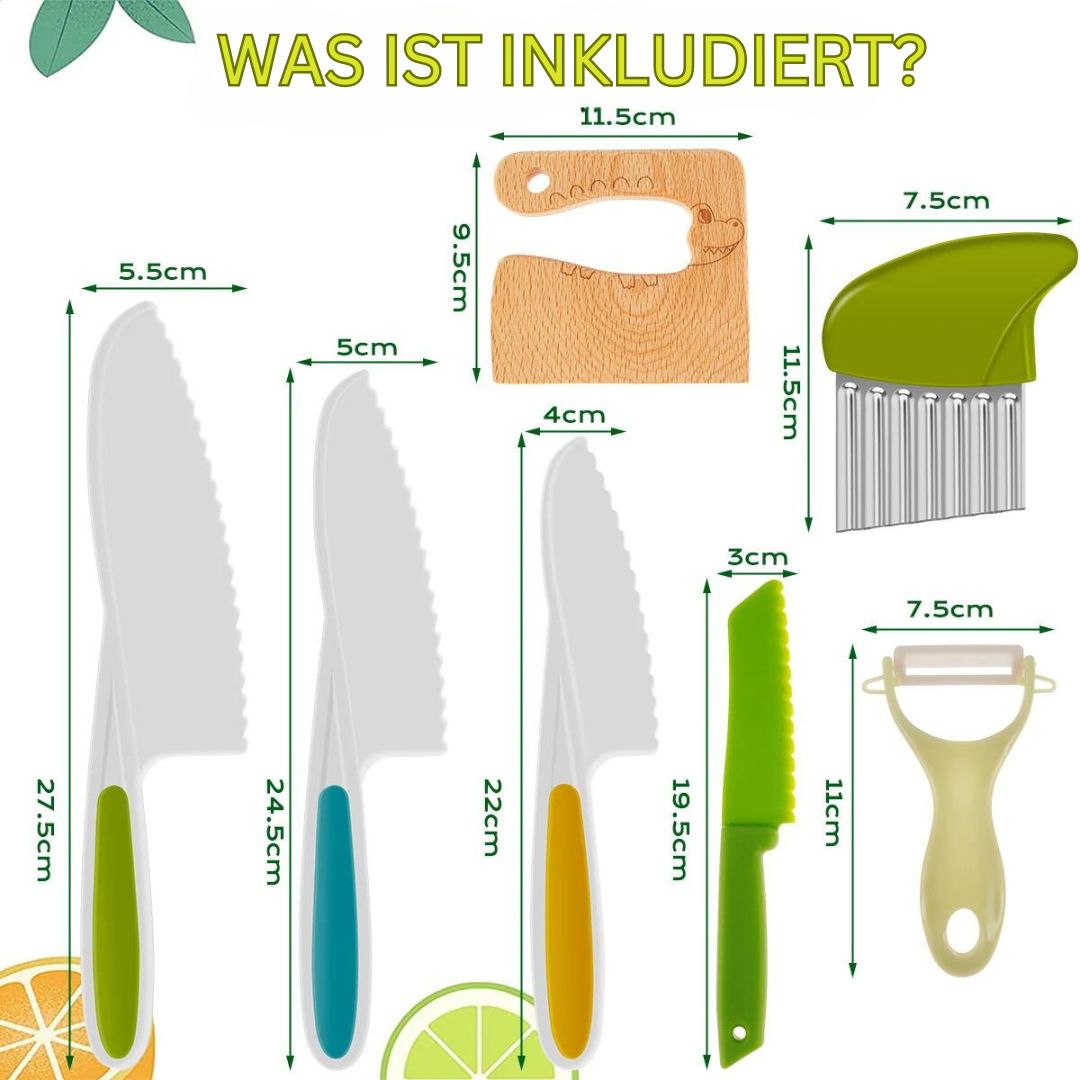 Kindersicheres Küchenset nach Montessori - Sicheres Kochen für Kinder