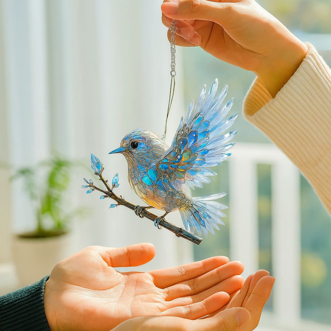 Bluebird Spirit  - handgefertigter Glanzmoment fürs Zuhause