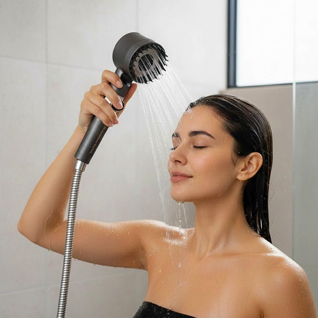 Hautglanz Beauty Duschkopf - sichtbar schönere Haut