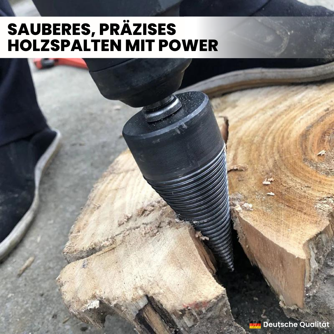 Profibohrer - Teilt das Holz in wenigen Sekunden