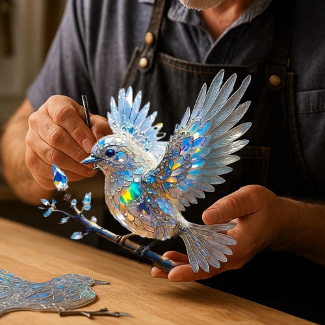 Bluebird Spirit  - handgefertigter Glanzmoment fürs Zuhause