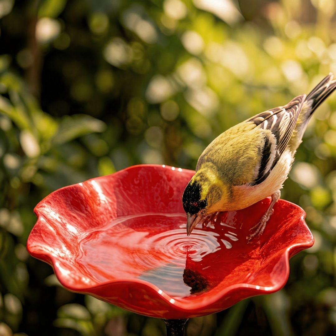 Vogelblüten - Vogeltränke in Blütenform | 2er-Set