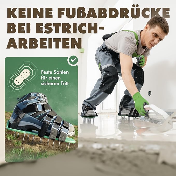 Airflow - Rasen Belüftungsschuhe zum Aerifizieren (1x Paar)