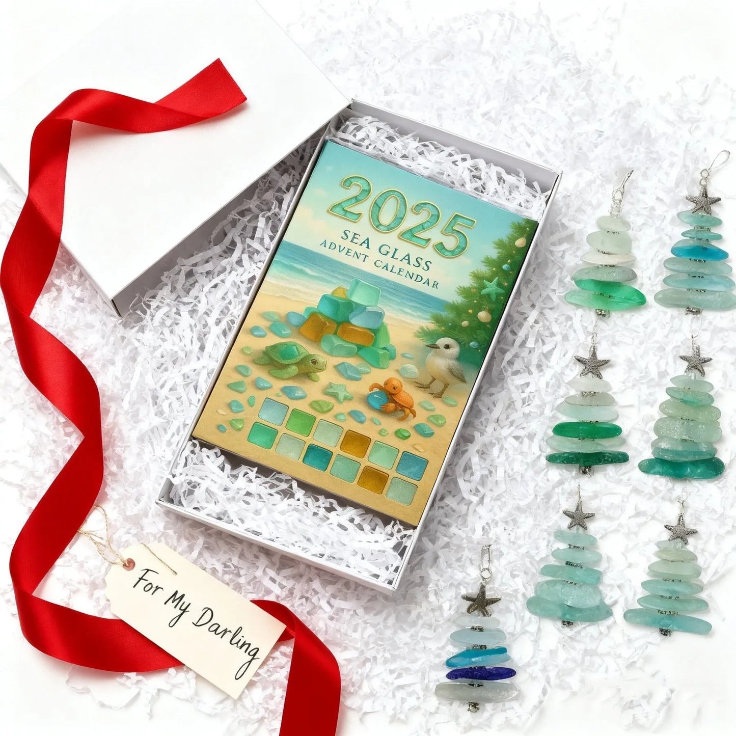 Magischer Meerglas-Adventskalender