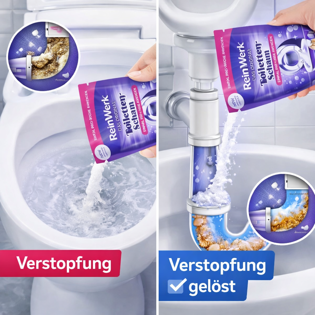 ReinWerk - Das Original – kraftvoll gegen Verstopfungen, Ablagerungen & WC-Schmutz