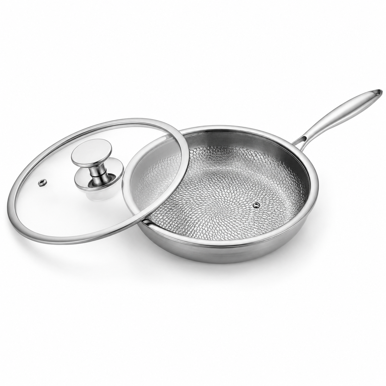 Glasdeckel für TitanPur Pro Pfanne – 30 cm