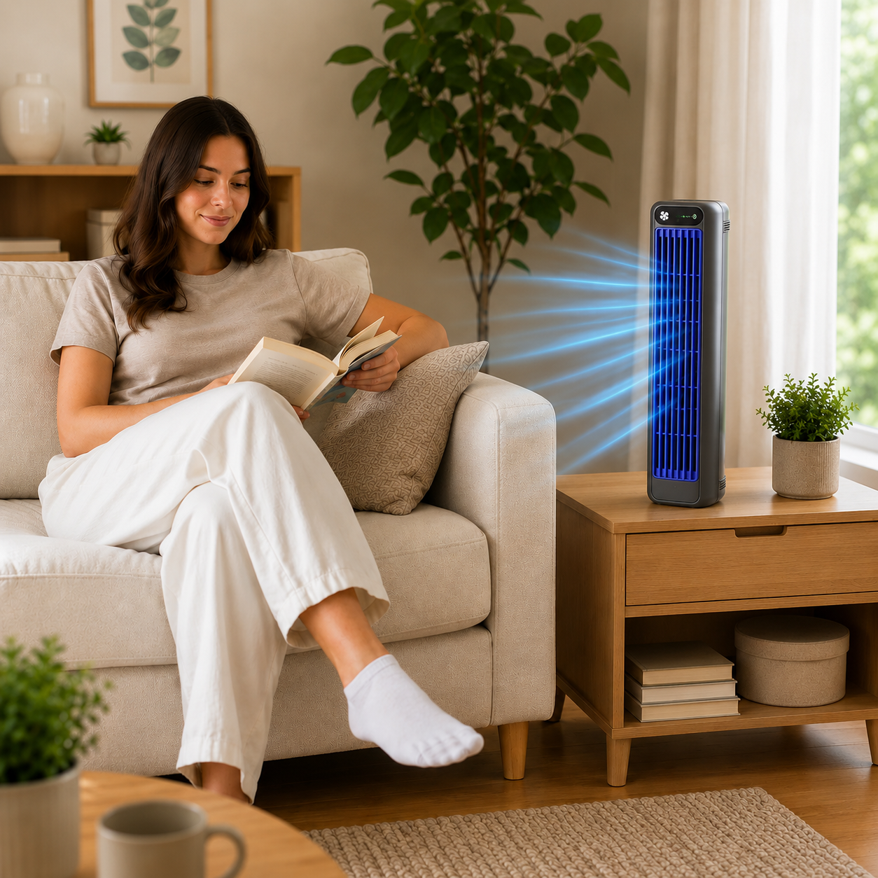 ClimateX - Mobile Klimakühler – Keine Installation nötig | Kühlt sofort mit einem Druck