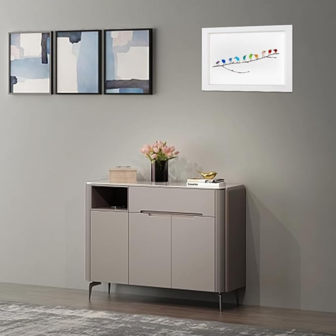 MeerglasLiebe™ - Handgemachtes Wandbild aus echtem Meerglas