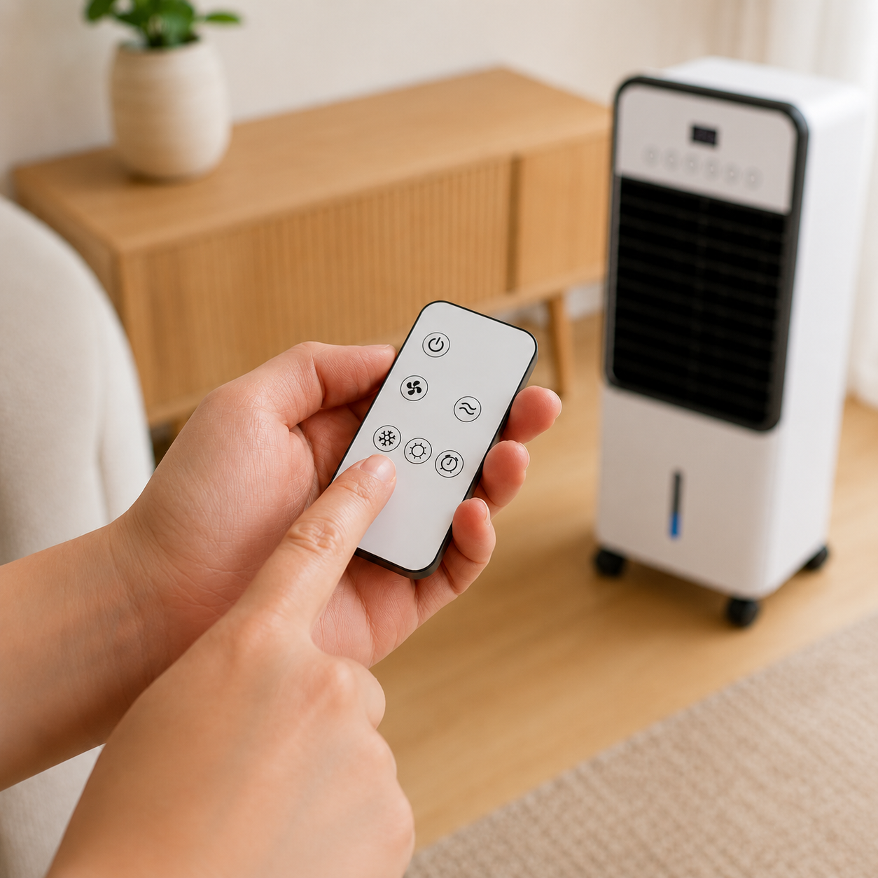 FreiKlima Max - Mobile Allround-Klimaanlage – Kühlt im Sommer, Heizt im Winter | Ohne Installation
