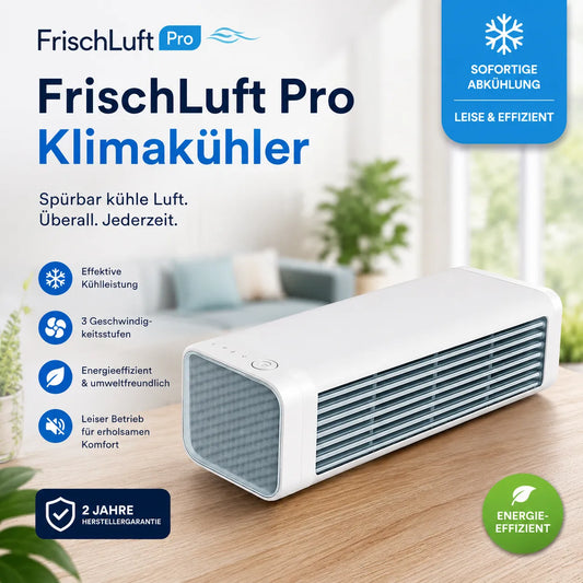 FrischLuft Pro -  Tragbarer Klimakühler ohne Installation