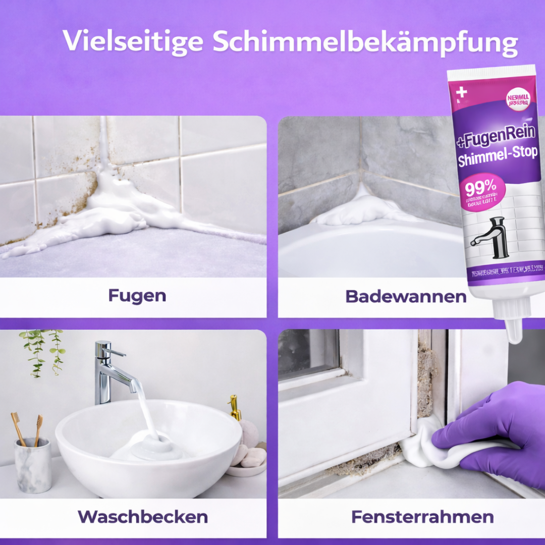 FugenRein Schimmel-Stop – für saubere, schimmelfreie Fugen im ganzen Zuhause