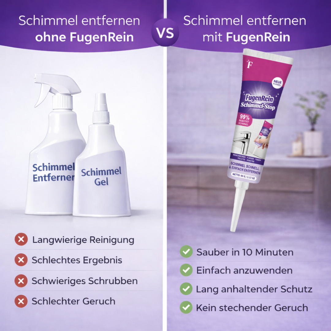 FugenRein Schimmel-Stop – für saubere, schimmelfreie Fugen im ganzen Zuhause