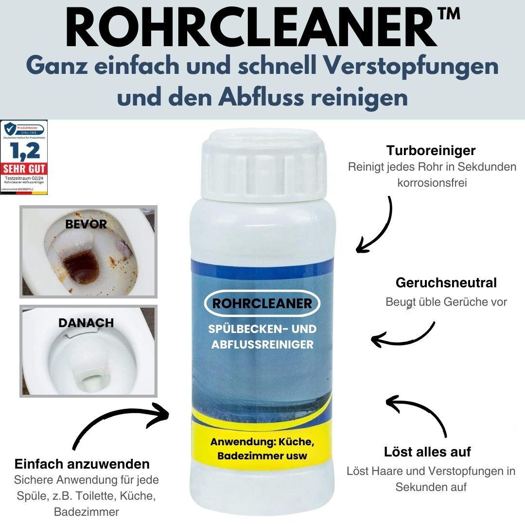 Rohrcleaner - Hochdruck-Abflussreiniger - Sonderaktion