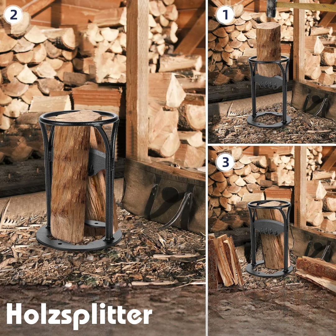 Holzsplitter - teilt das Holz in Sekunden