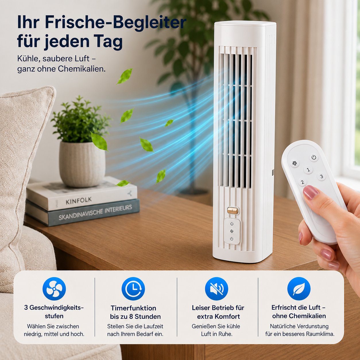HomeCooler™ Ultra - Mobile Klimaanlage – Keine Installation nötig | Kühlt sofort mit einem Druck
