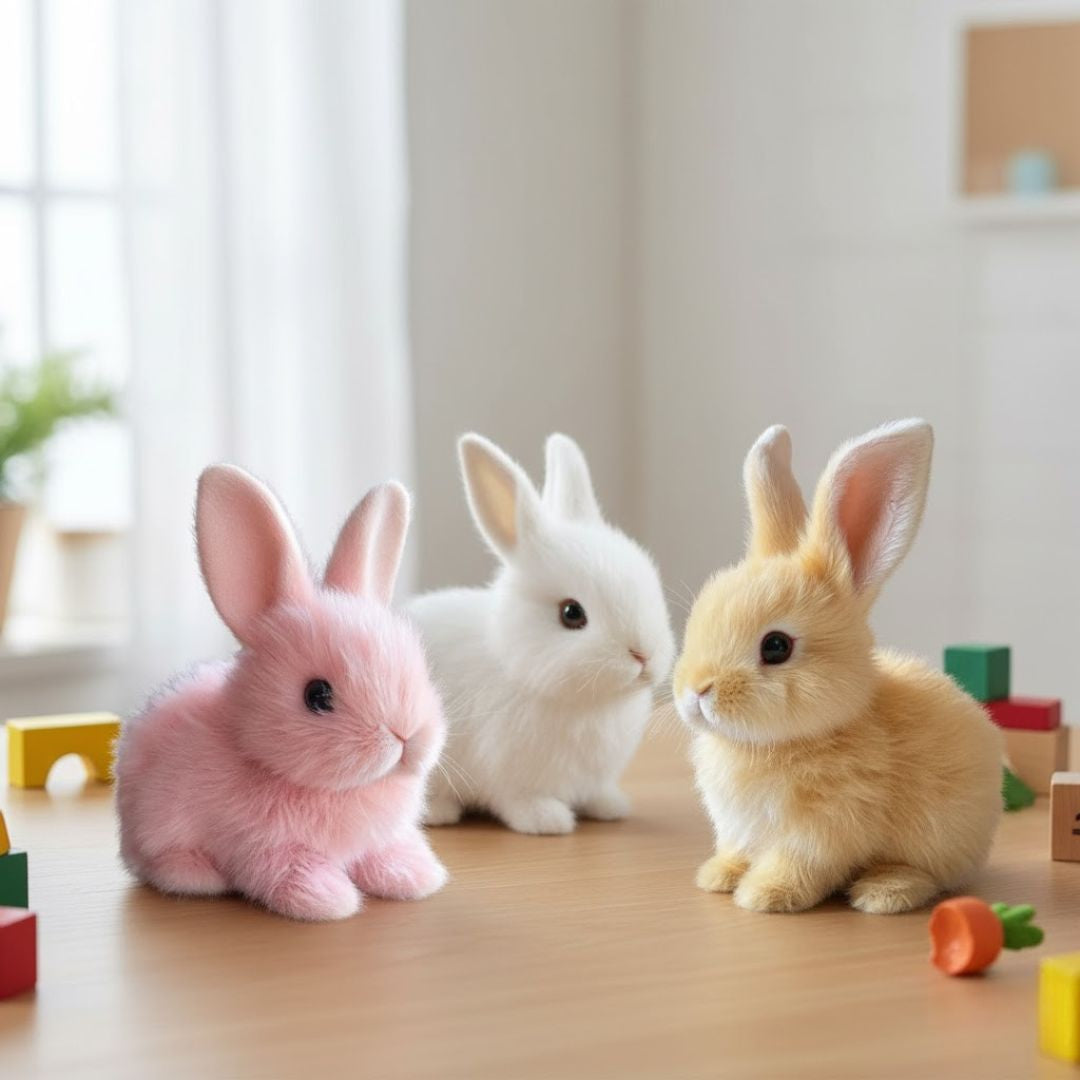 HoppelHase – Lebensechter Kuschel-Hase, der Kinderaugen strahlen lässt
