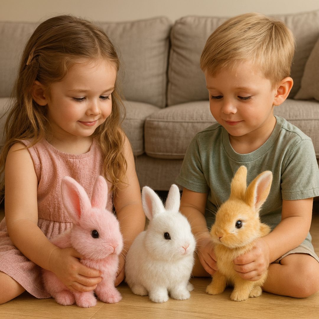 HoppelHase – Lebensechter Kuschel-Hase, der Kinderaugen strahlen lässt