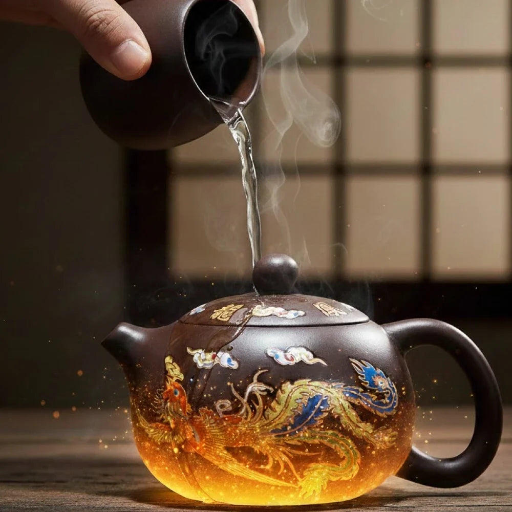 Hochwertige Farbspiel-Teetasse