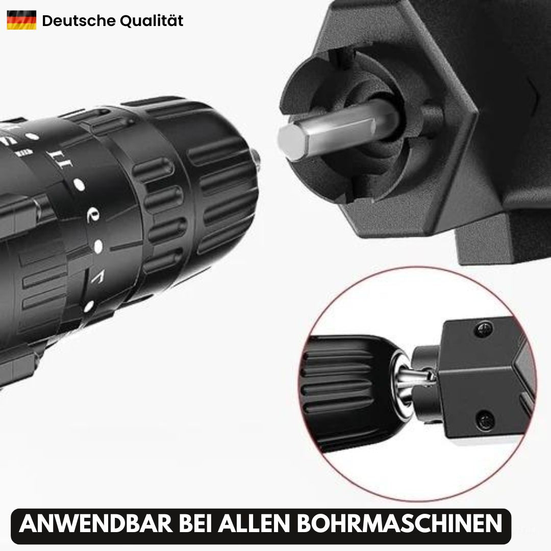 PowerMax Säge - elektrischer Kettensägenaufsatz für Bohrmaschinen - das Original