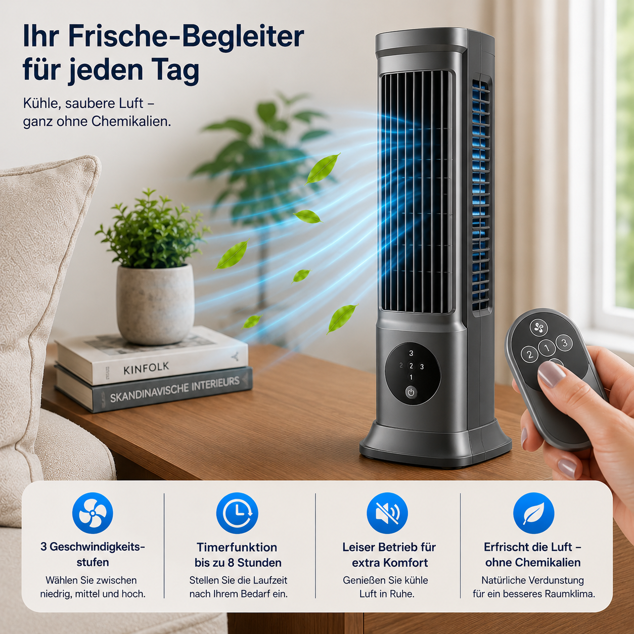 KlimaX™  Klimaanlage - das Original Mobiler Klimakühler – Keine Installation erforderlich | Kühlt per Knopfdruck