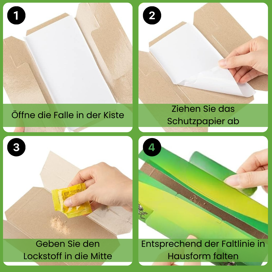 20er Set Kakerlaken-Stopper - Fangen Sie lästige Schaben ohne Gifte