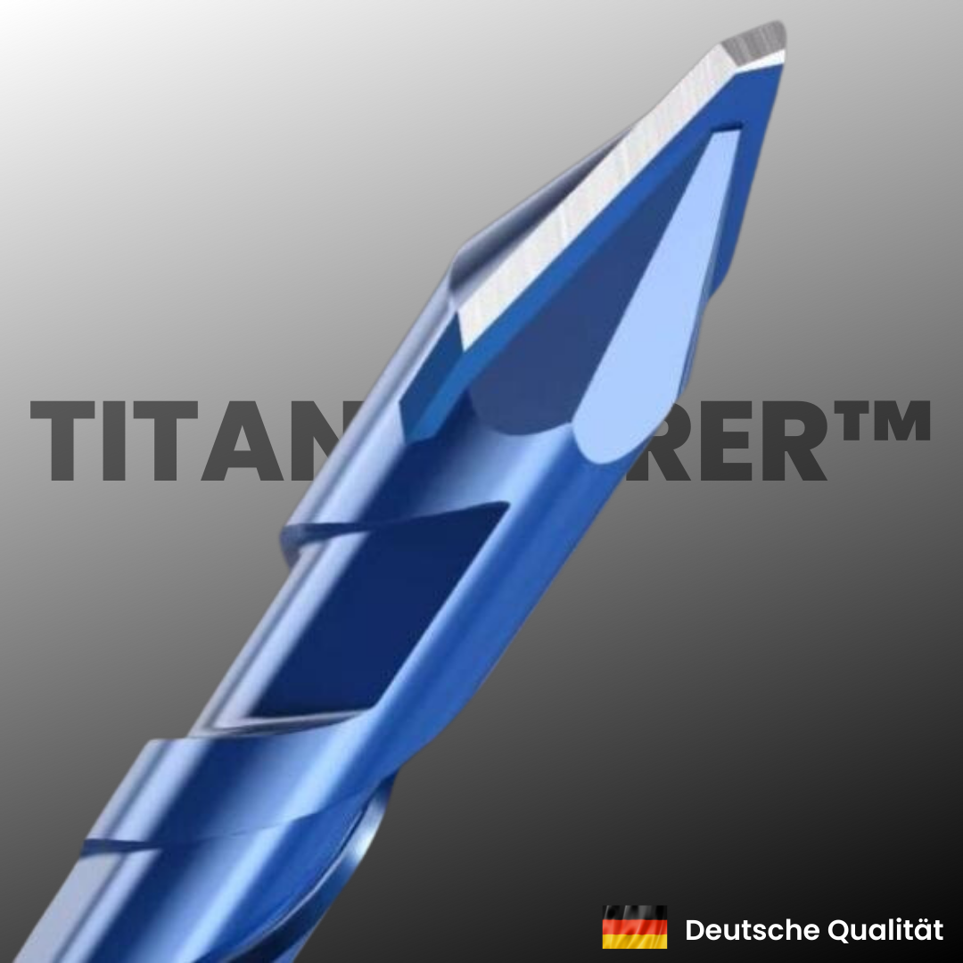 Titanbohrer - Hochfester Exzenter-Spiralbohrer-Satz