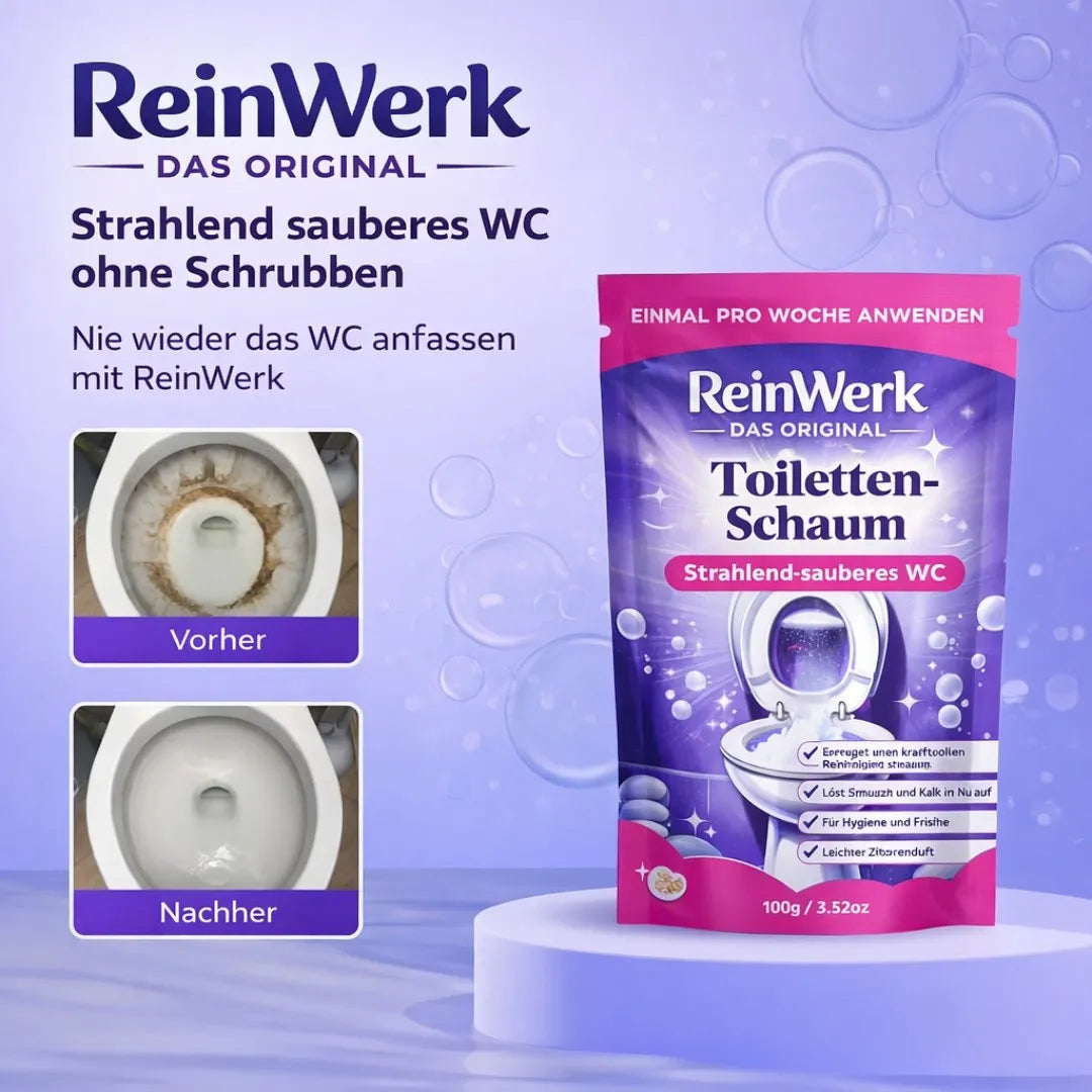 ReinWerk - Das Original – kraftvoll gegen Verstopfungen, Ablagerungen & WC-Schmutz