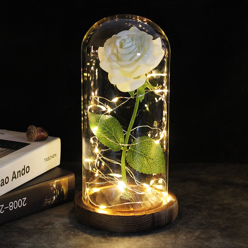 Die ewige Rose - ein Geschenk, das immer leuchtet - Blaue Rose