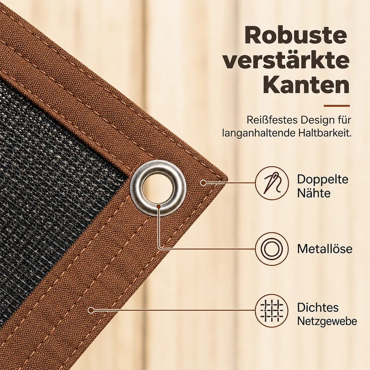 SonnenSchutz Pro – Premium Sonnenschutz-Netz für Terrasse & Garten