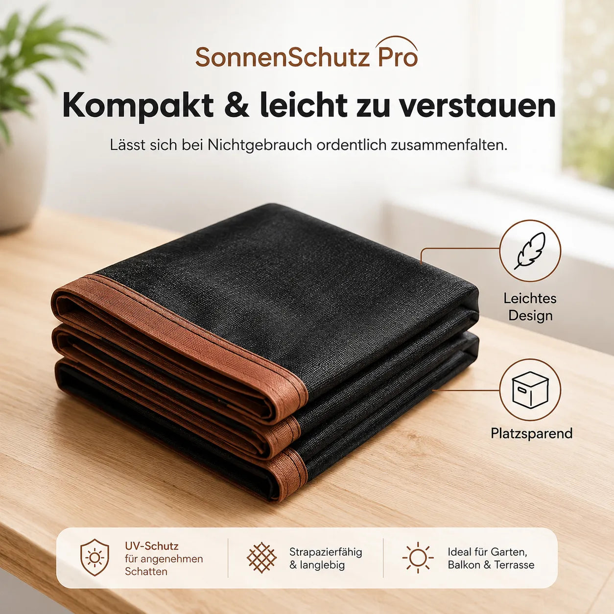 SonnenSchutz Pro – Premium Sonnenschutz-Netz für Terrasse & Garten