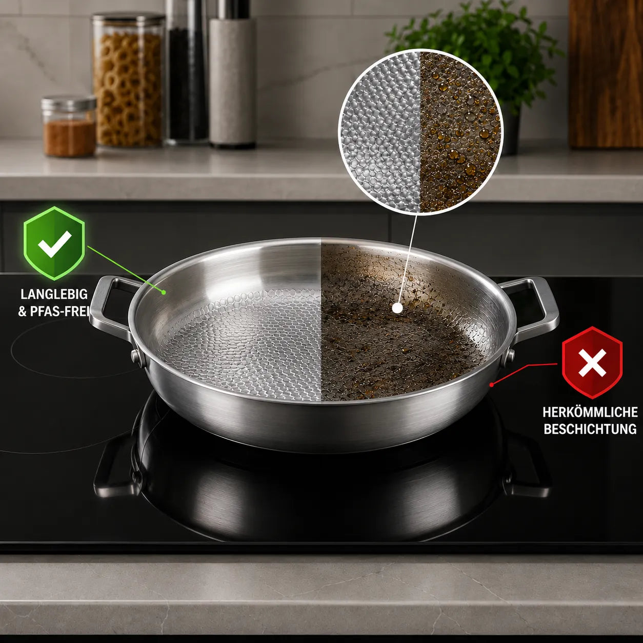 TitanPur Pro – Bratpfanne für Induktion & alle Herdarten