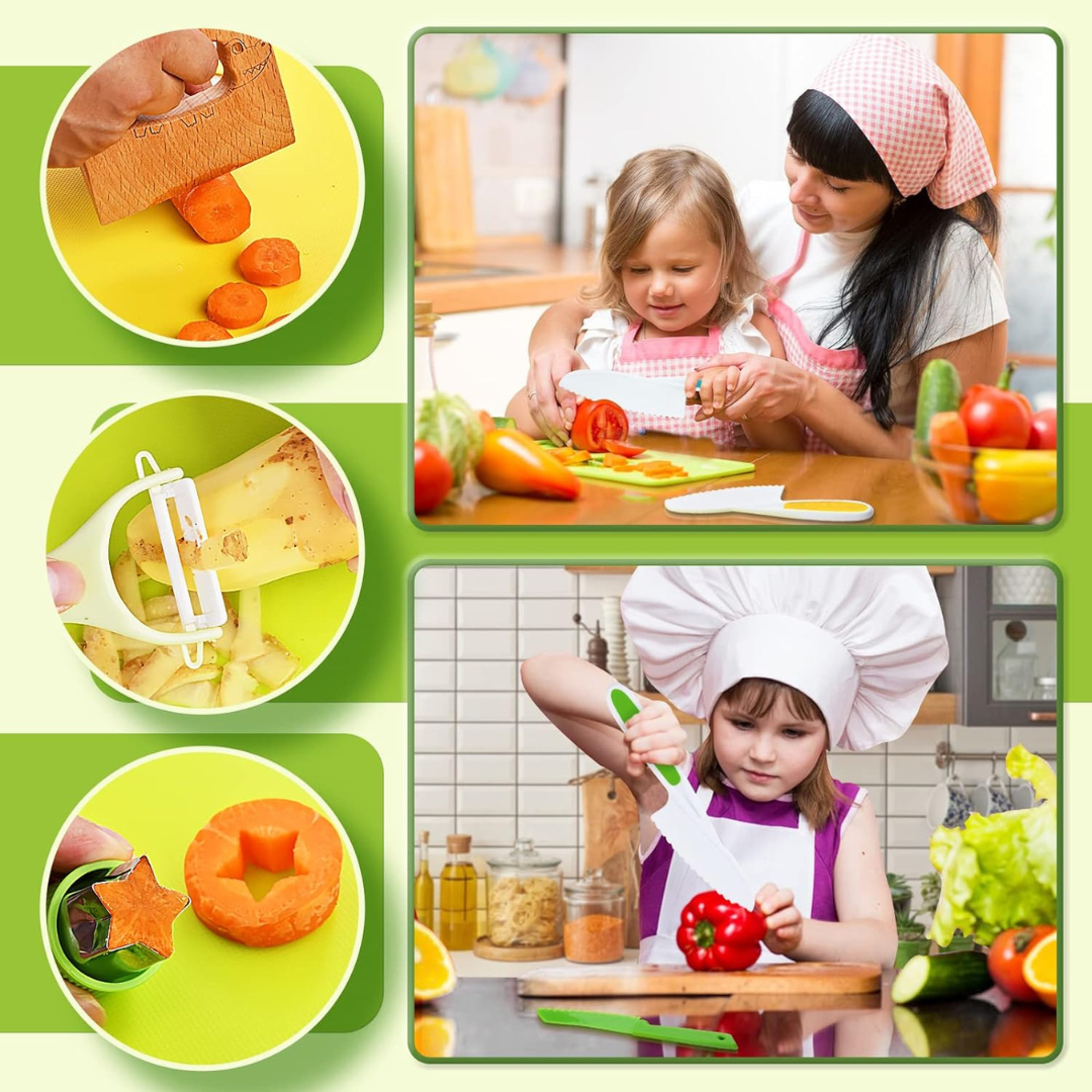 Kindersicheres Küchenset - Sicheres Kochen für Kinder