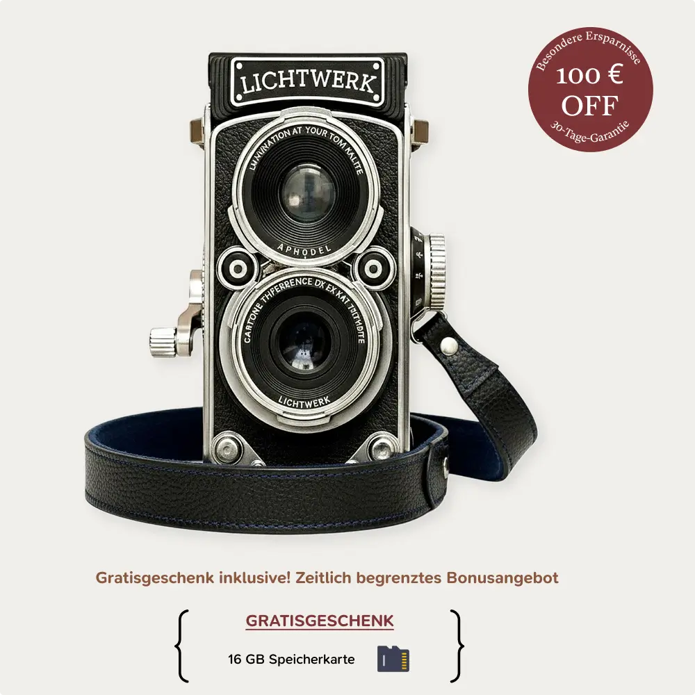 Lichtwerk RetroCam TLR – Vintage Digitalkamera mit Filmlook
