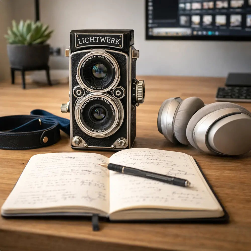 Lichtwerk RetroCam TLR – Vintage Digitalkamera mit Filmlook