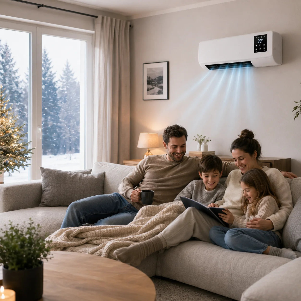FreiKlima Pro – Tragbare Klimaanlage & Heizung ohne Installation | 2-in-1 | Bis 51 m²
