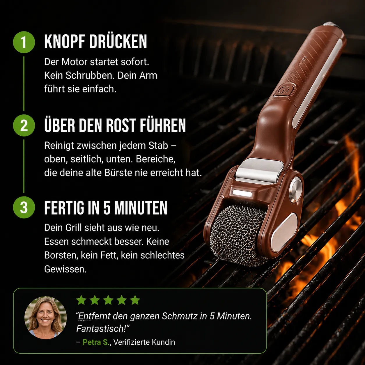 GrillBlitz Pro Grillbürste