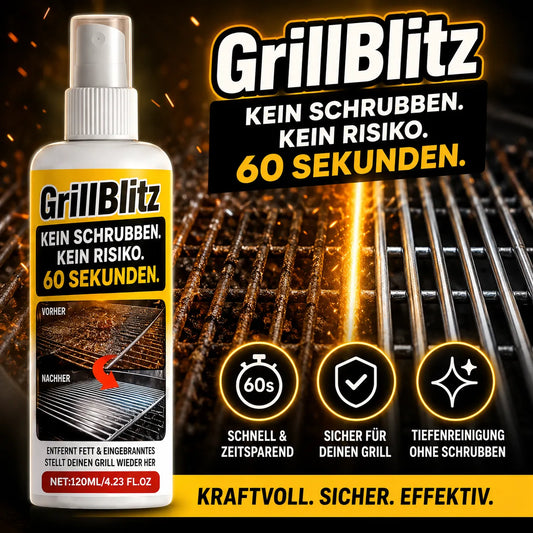 GrillBlitz - Kein Schrubben. Kein Risiko. 60 Sekunden.