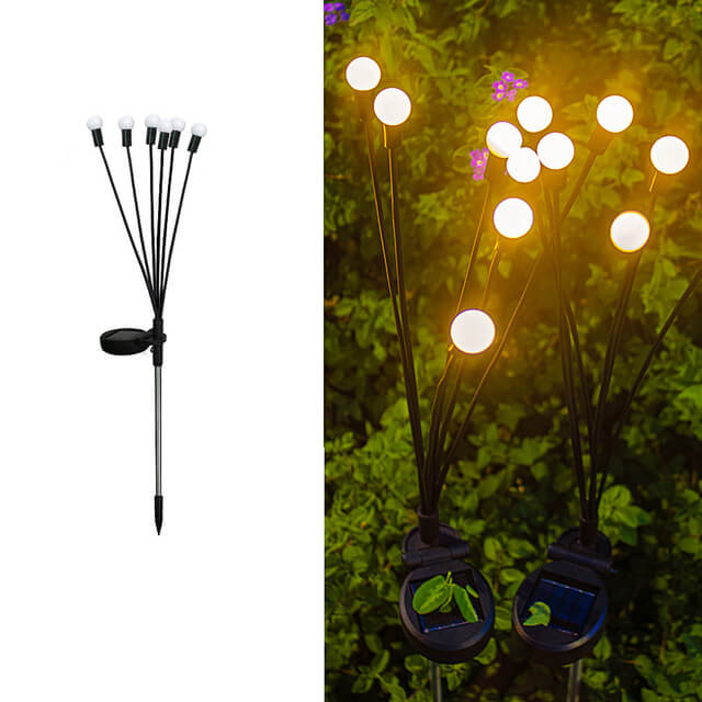 SolarGlow - Solarbetriebenes Glühwürmchen-Gartenlicht