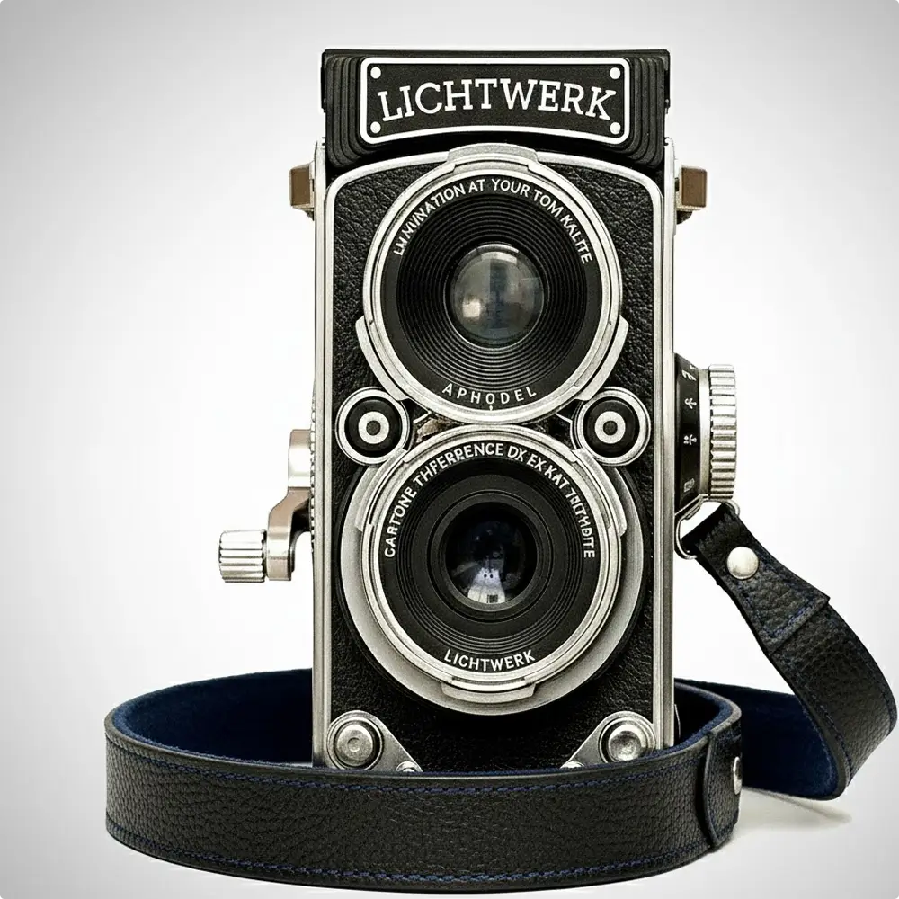 Lichtwerk RetroCam TLR – Vintage Digitalkamera mit Filmlook