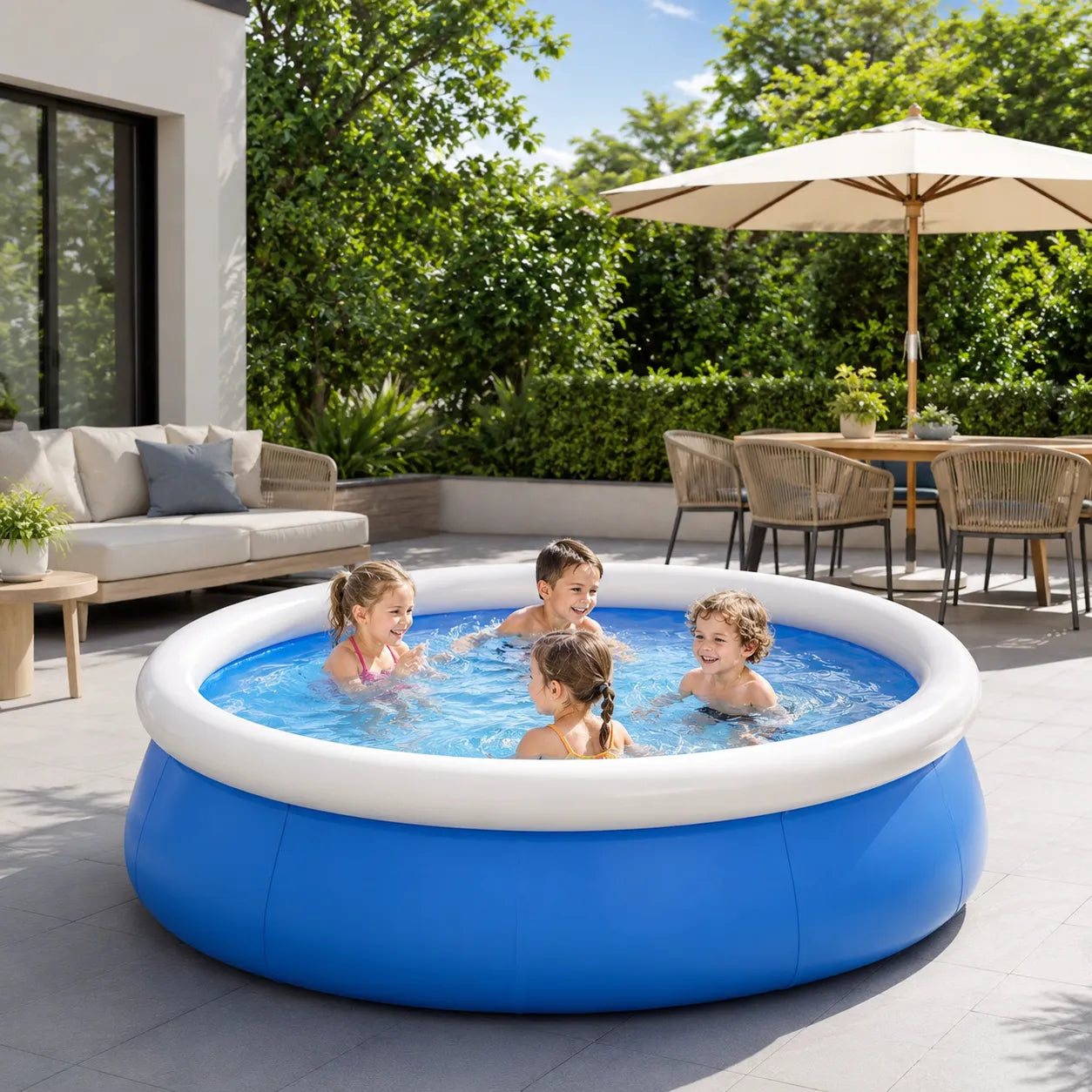 Frei Splash – Aufblasbarer Aufstellpool für Garten & Terrasse